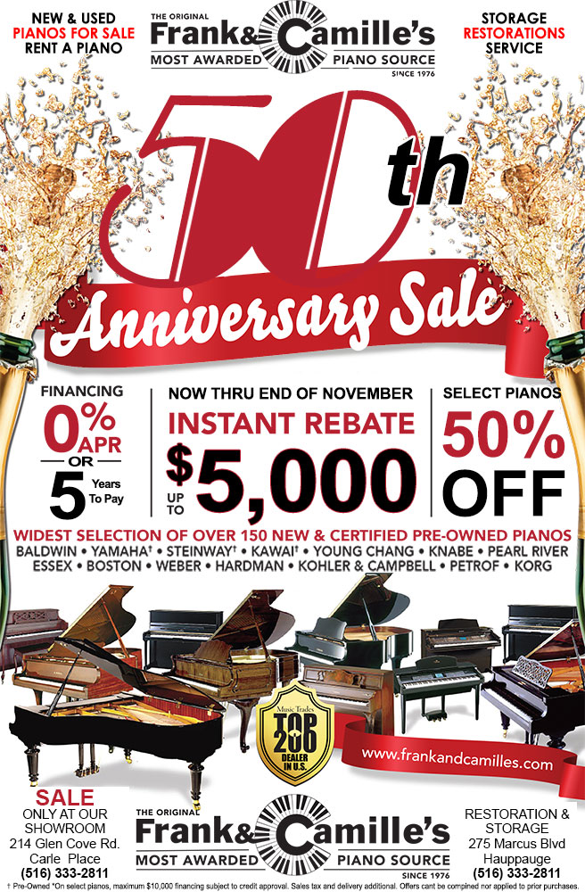 Frank and Camille's Piano 50th Anniversary SaleSale